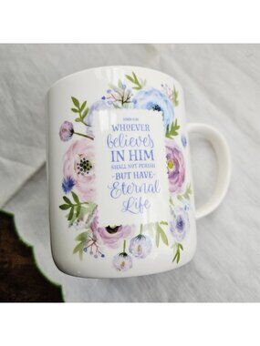 Scripture Mug Christian Art Gifts Eternal Life John 3:16